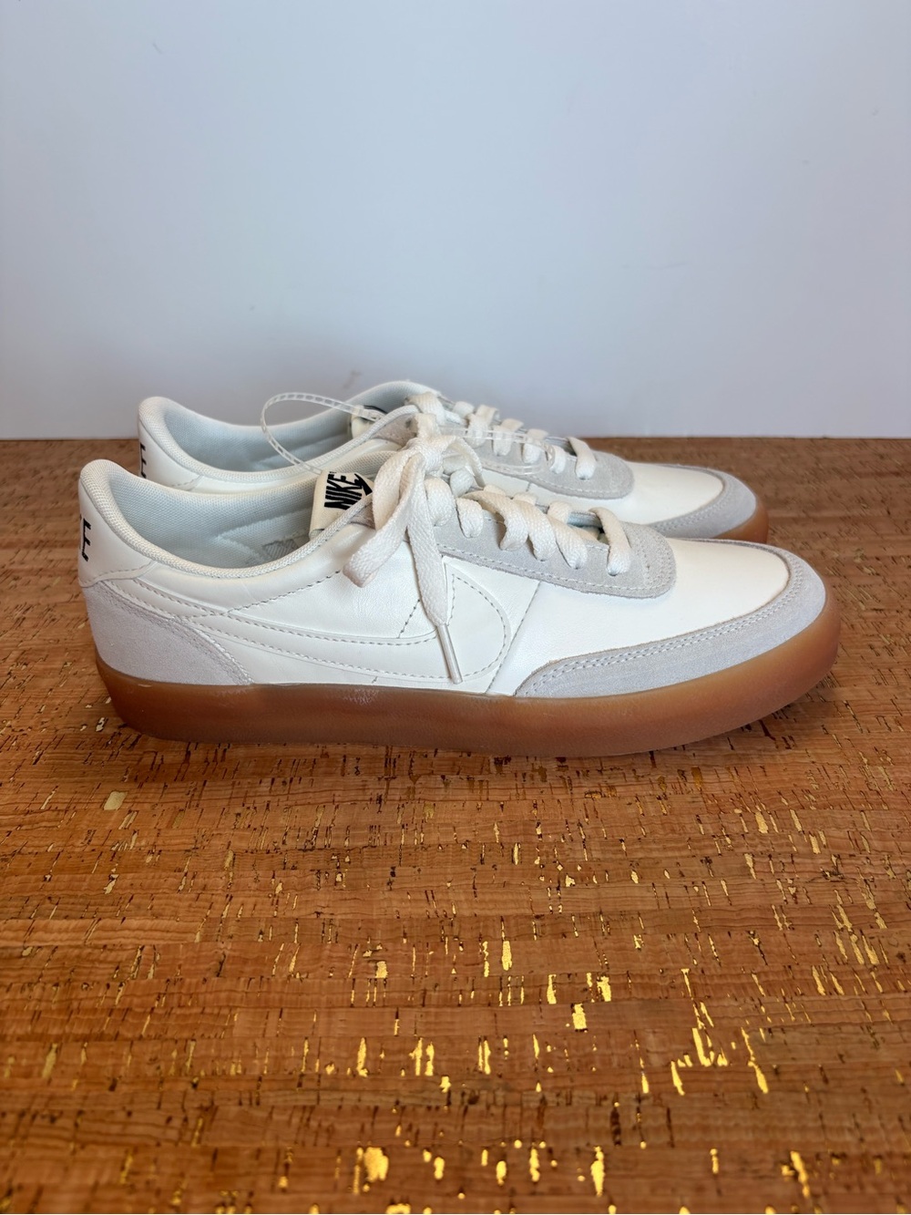 Nike Womens Killshot 2 White Low-Top Sneakers with Gum Sole